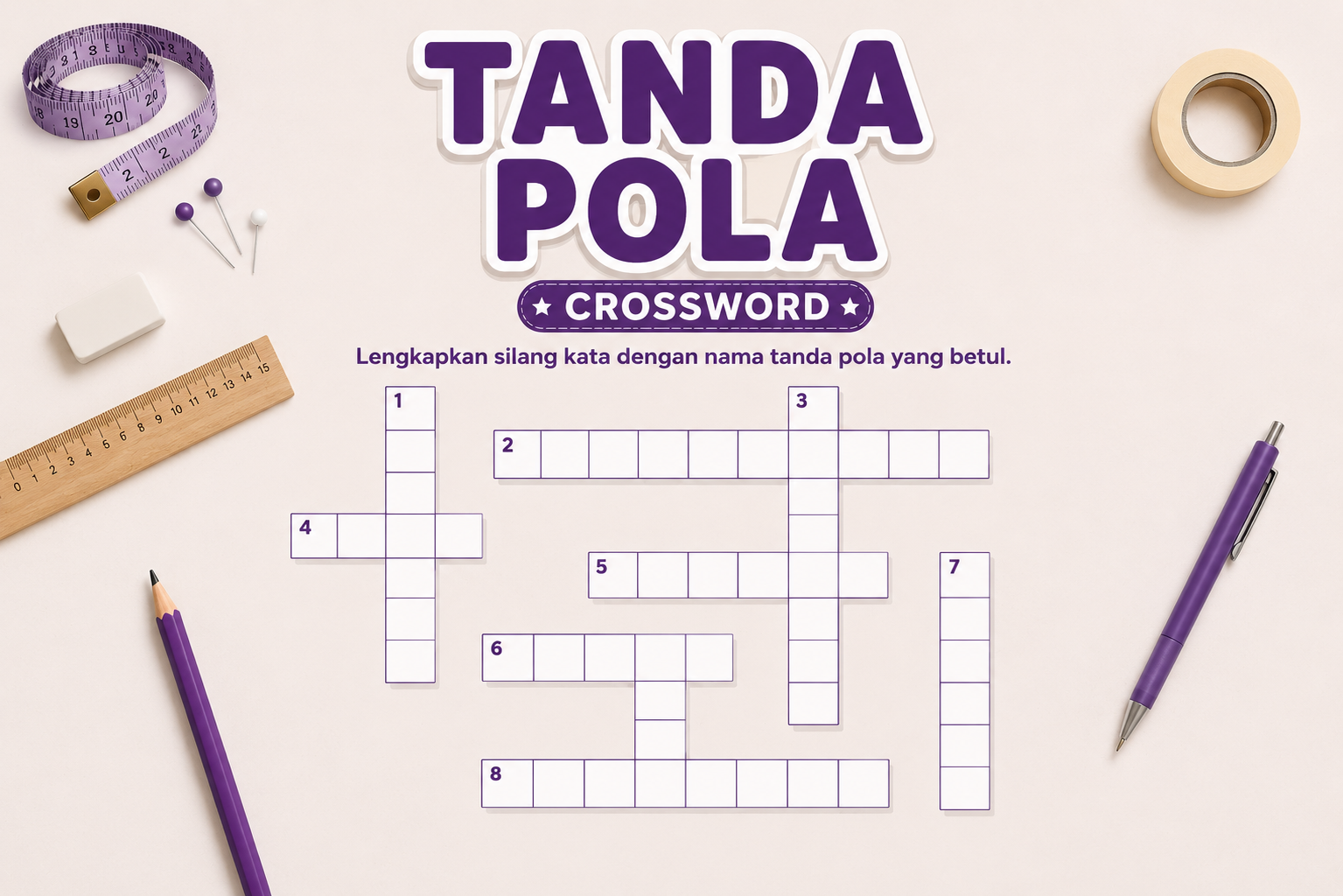 Crossword Tanda Pola